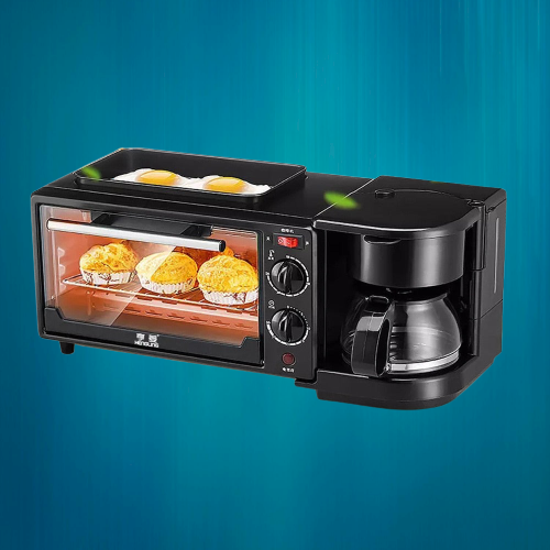 3in1 Multifunctional Breakfast Maker Oven - Image 0
