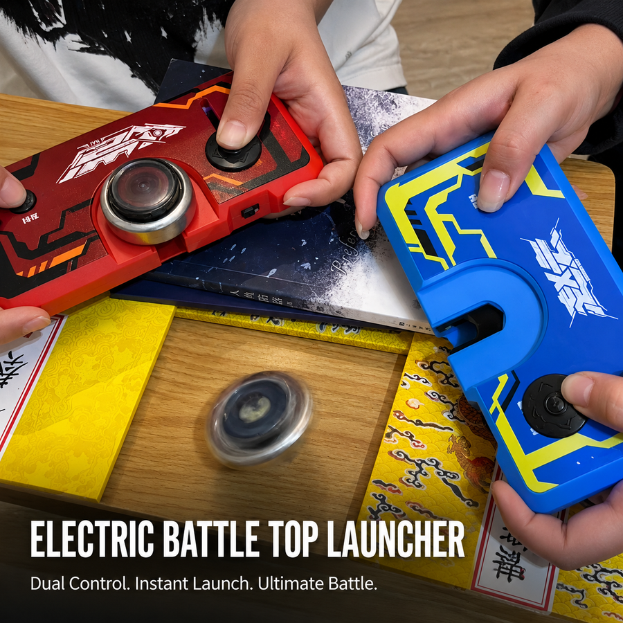 Turbospin Electric Battle Top Launcher Toy