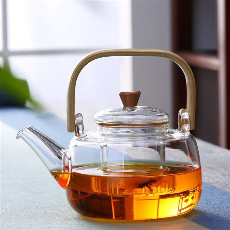 Meditative Eastern Style Heat Resistant Teapot - Image 5
