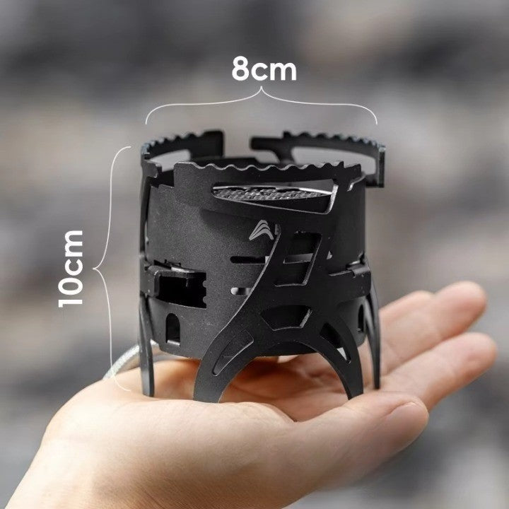 Dual-Core Blue Flame Outdoor Cooking Stove - Image 1