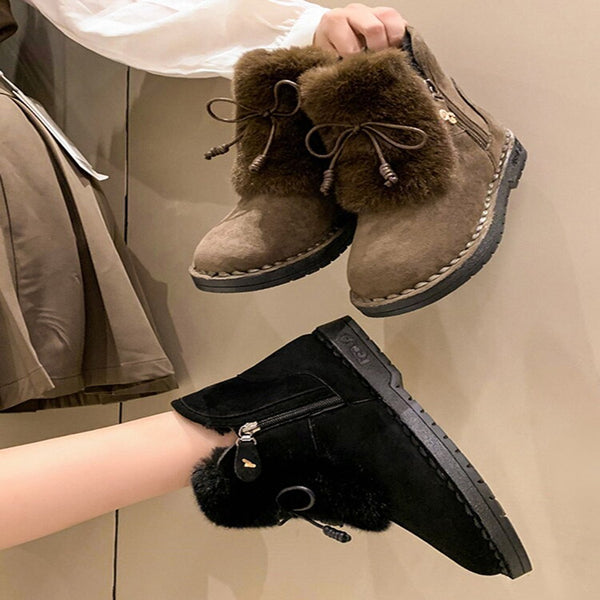 Chunky Padded Women Ankle Snow Boots - Image 5