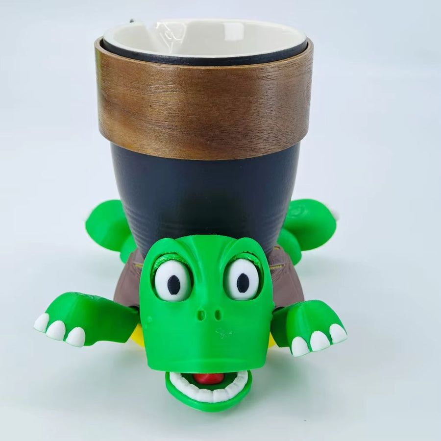 Panicked Turtle Mug Holder Coaster - Image 2