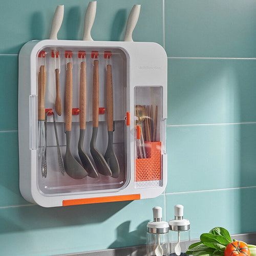 Multifunctional Wall Silverware Storage Box - Image 0