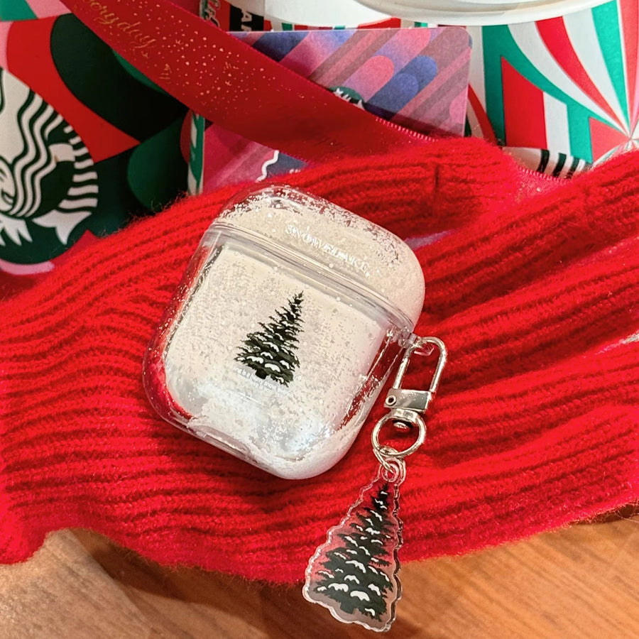 Frosted Tree Protective Transparent AirPods Case - Image 4