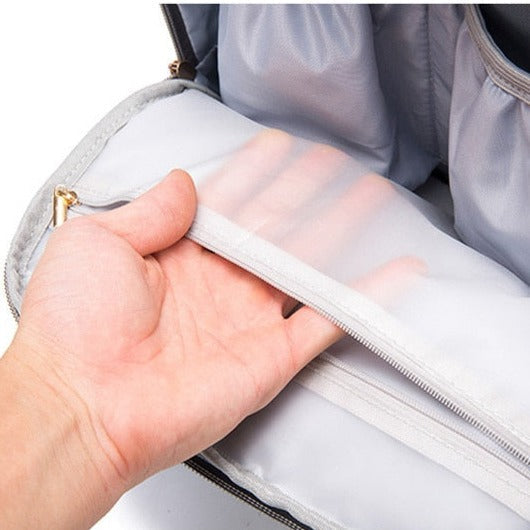 Large Capacity USB Mom Baby Diaper Backpack - Image 1