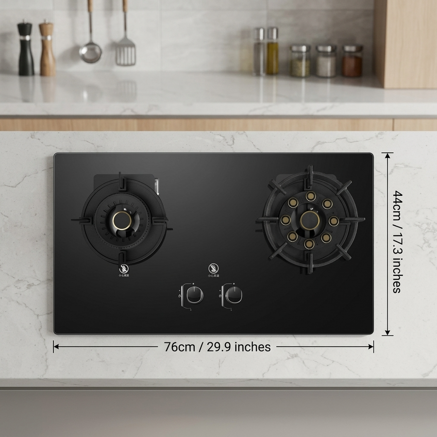 Liftable Double Gas Stove - Image 5
