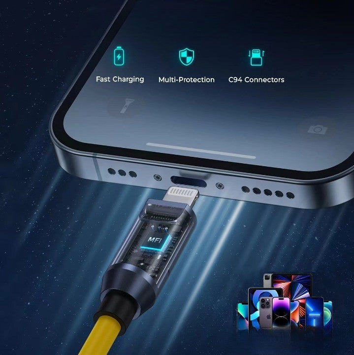 Futuristic USB Type-C Power Cable - Image 1