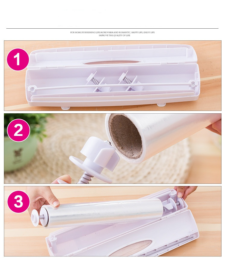 Wraptastic Plastic Food Wrap Dispenser Gadget - Image 1