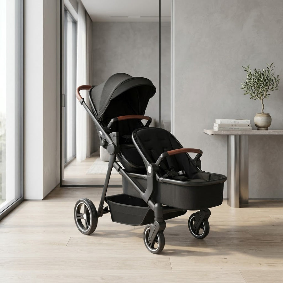 Lightweight Japanese Style Twin Baby Stroller - Image 0