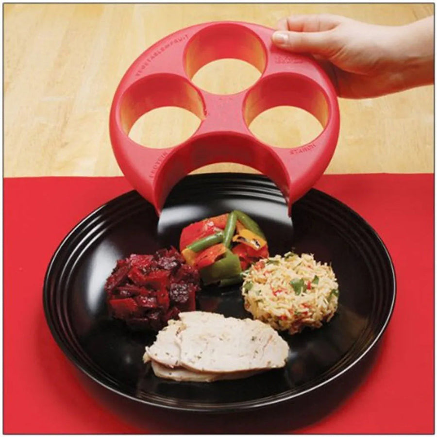 Kids Food Four-Section Portion-Control Serving Tray - Image 1