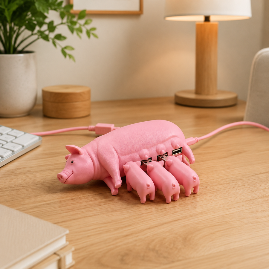 Piggy Family USB Flash Drive Set