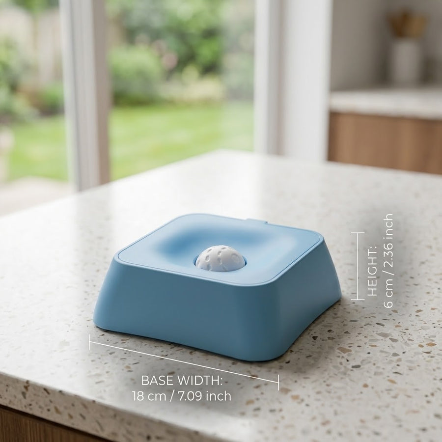 Snack Wheel Rotating Slow Feeder Pet Bowl