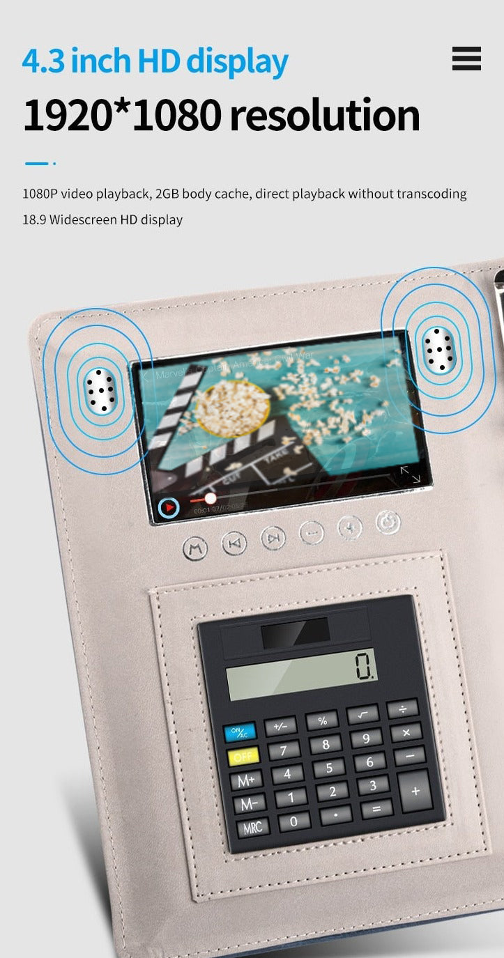 Smart Wireless Charging Business Notebook - Image 1