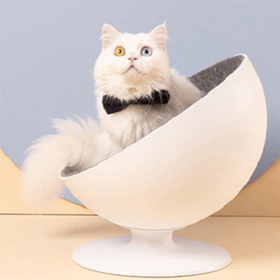 Elegant Rotating Interactive Cat Hammock Bed - Image 1