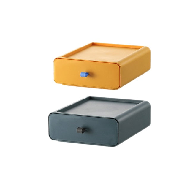 Colorful Stackable Makeup Storage Box - Image 20