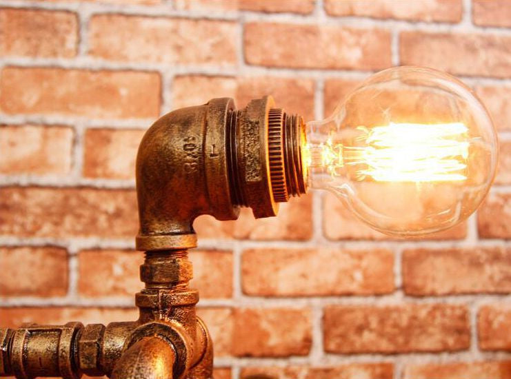 Dog Puppy Iron Pipe Table Lamp - Image 7