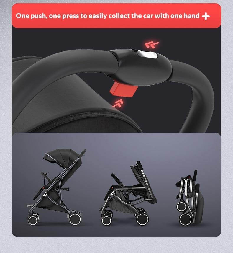 Easy Travel Foldable Modern Baby Stroller - Image 1