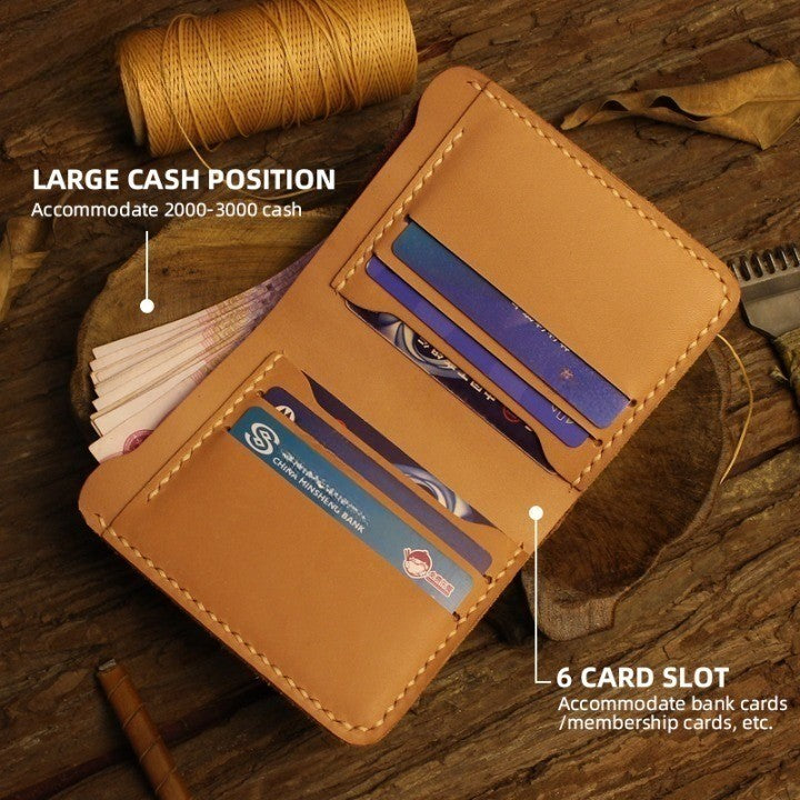 Mini Leather Card Holder for Men - Image 2