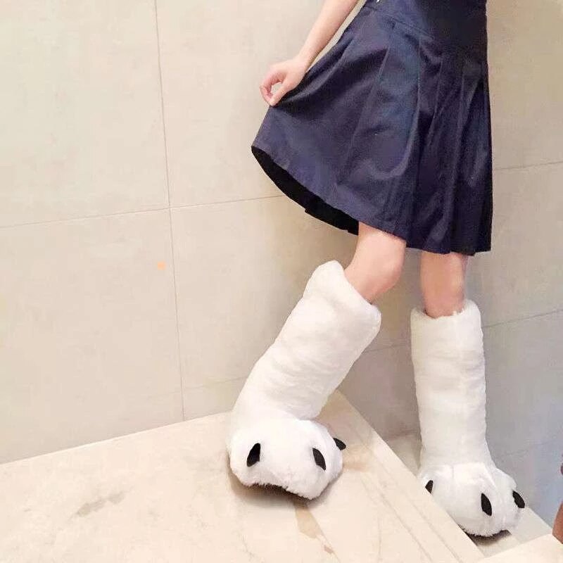Bear Claw Winter Furry Slippers - Image 5