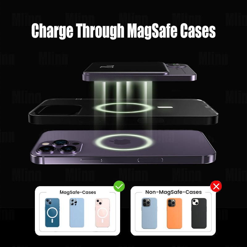 Mini Slim Magnetic Magsafe Wireless Charger Powerbank - Image 6