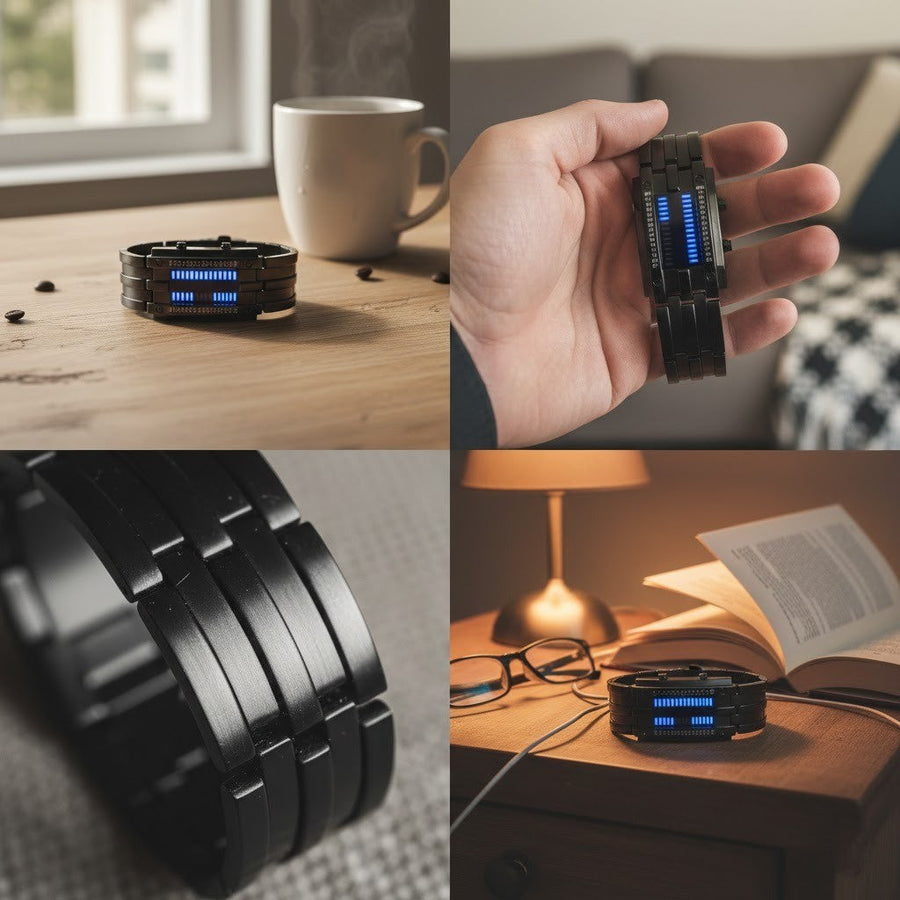 Steel Lava Binary Watch - Image 5