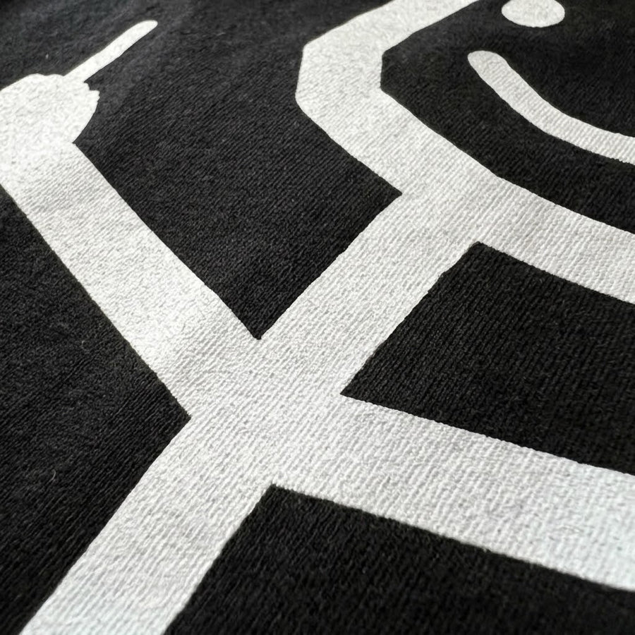 Angry Stick Figure Middle Finger T-Shirt - Image 3