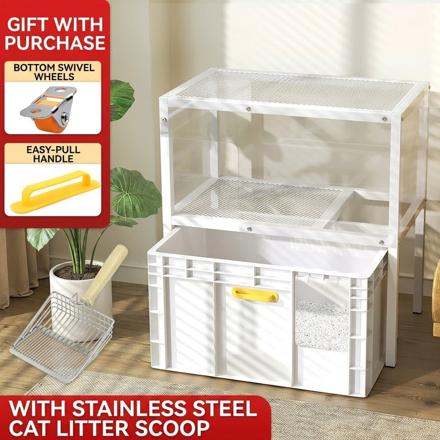 Hidden Cat Litter Box Furniture Cabinet - Image 2