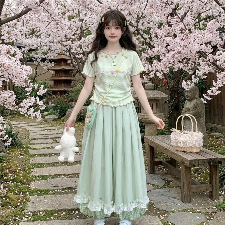 Kawaii Lolita Ruffle Bloomers Pants - Image 4
