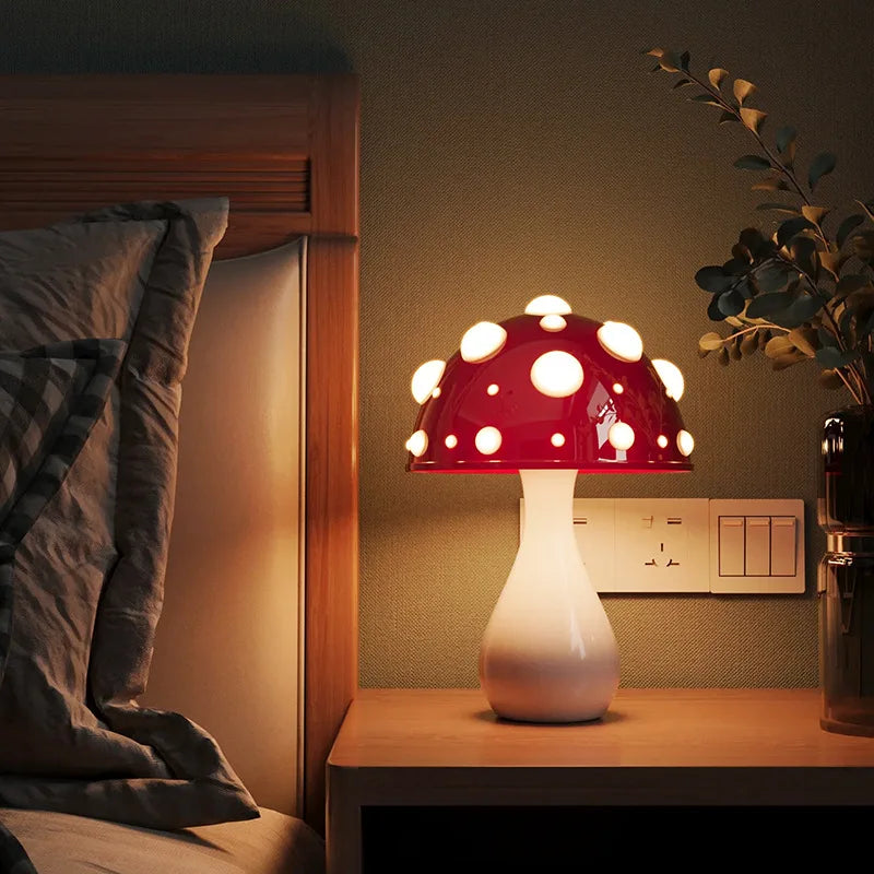 Tricolored Mushroom Warm Light Atmosphere Lamp - Image 3