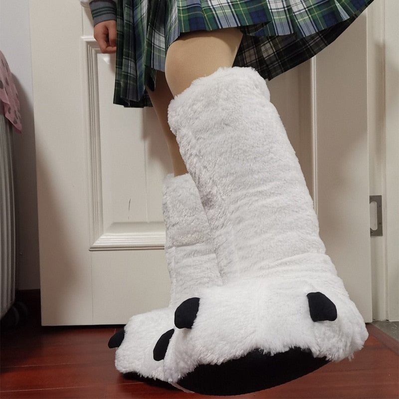 Bear Claw Winter Furry Slippers - Image 6