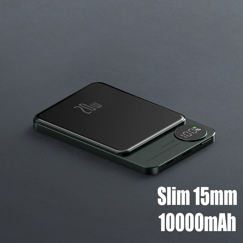 Mini Slim Magnetic Magsafe Wireless Charger Powerbank - Image 3