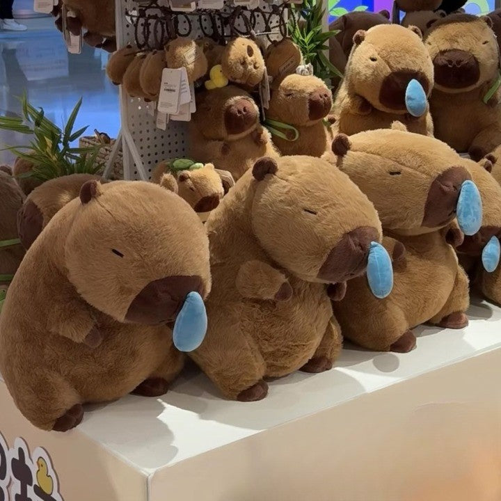 Adorable Sneezy Capybara Animal Plushie - Image 1