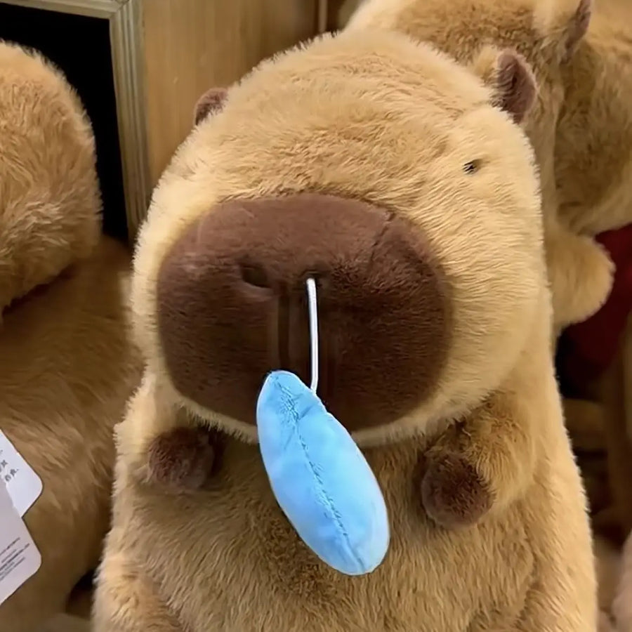 Adorable Sneezy Capybara Animal Plushie - Image 4