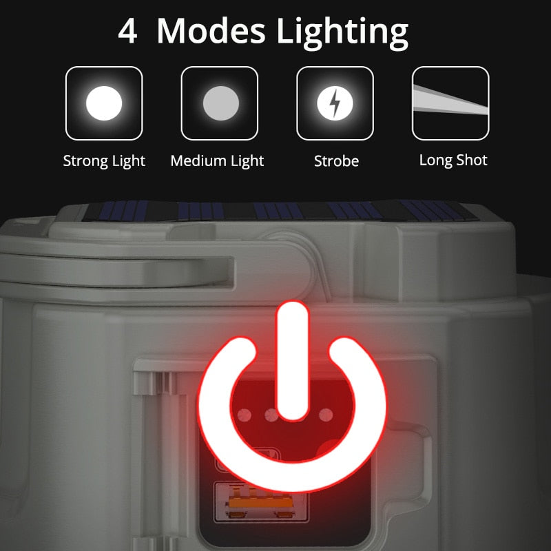 Solar LED Outdoor USB Rechargeable Explorer Camping Light - Image 5