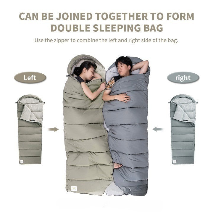All-Season Adjustable Comfy Camping Sleeping Bag - Image 1