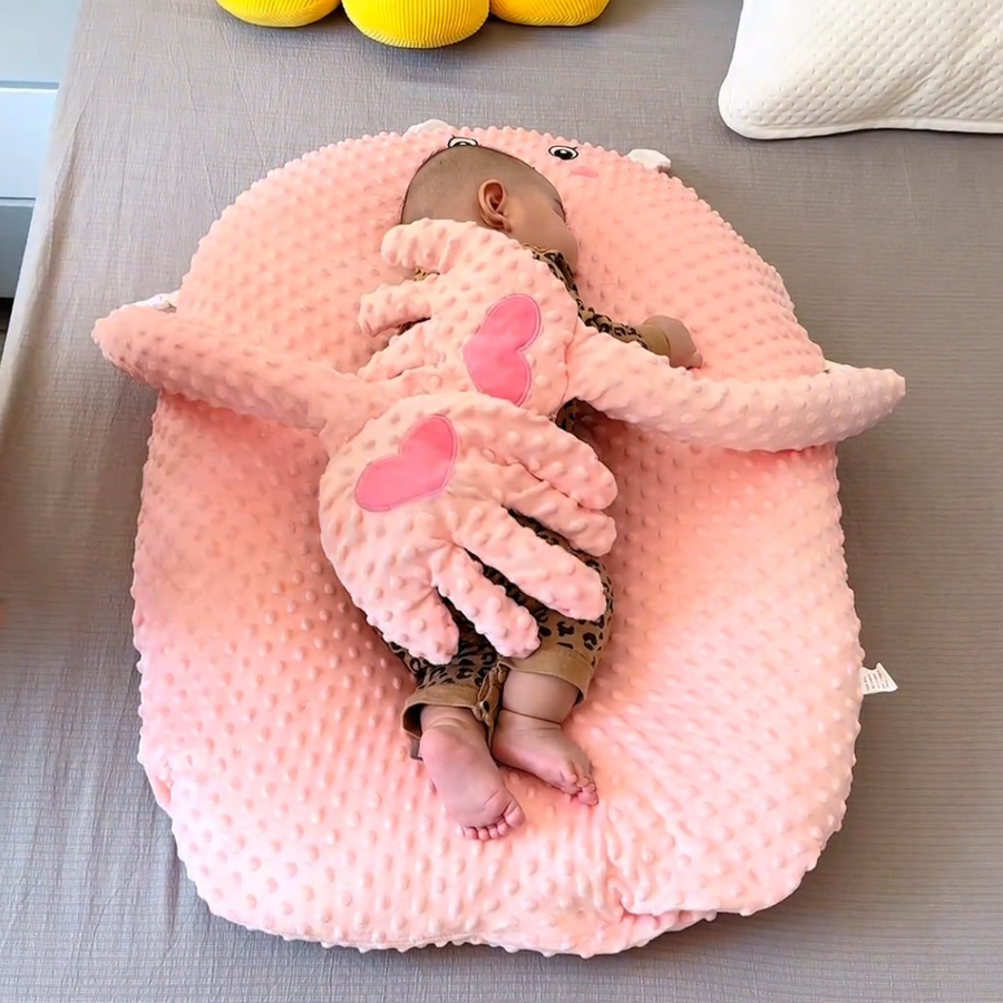 Dual Arm Cuddle Support Baby Anti Roll Pillow - Image 1