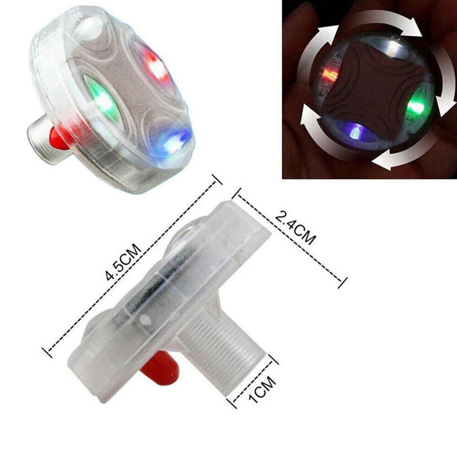Auto-Illuminating Solar RGB LED Car Tire Light - Image 3