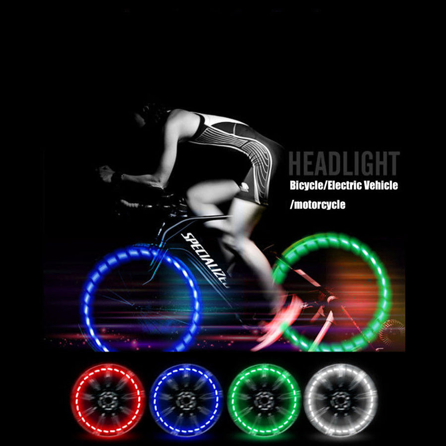 Auto-Illuminating Solar RGB LED Car Tire Light - Image 5