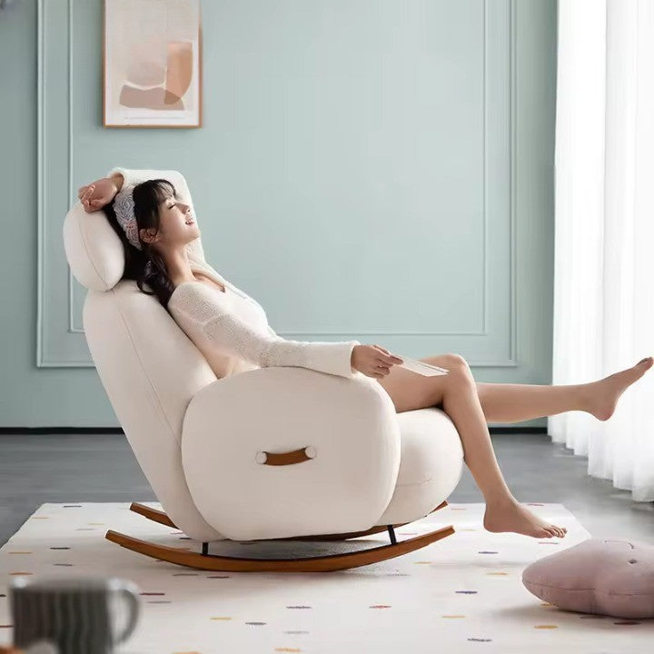 Cloud Comfort Modern Minimalist Rocking Chair - Image 1