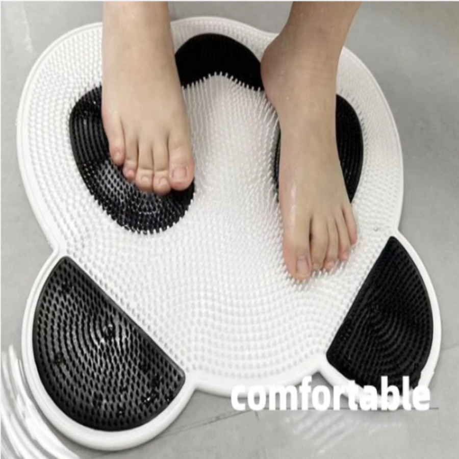 Panda Pattern Non-Slip Massage Bathroom Mat - Image 3
