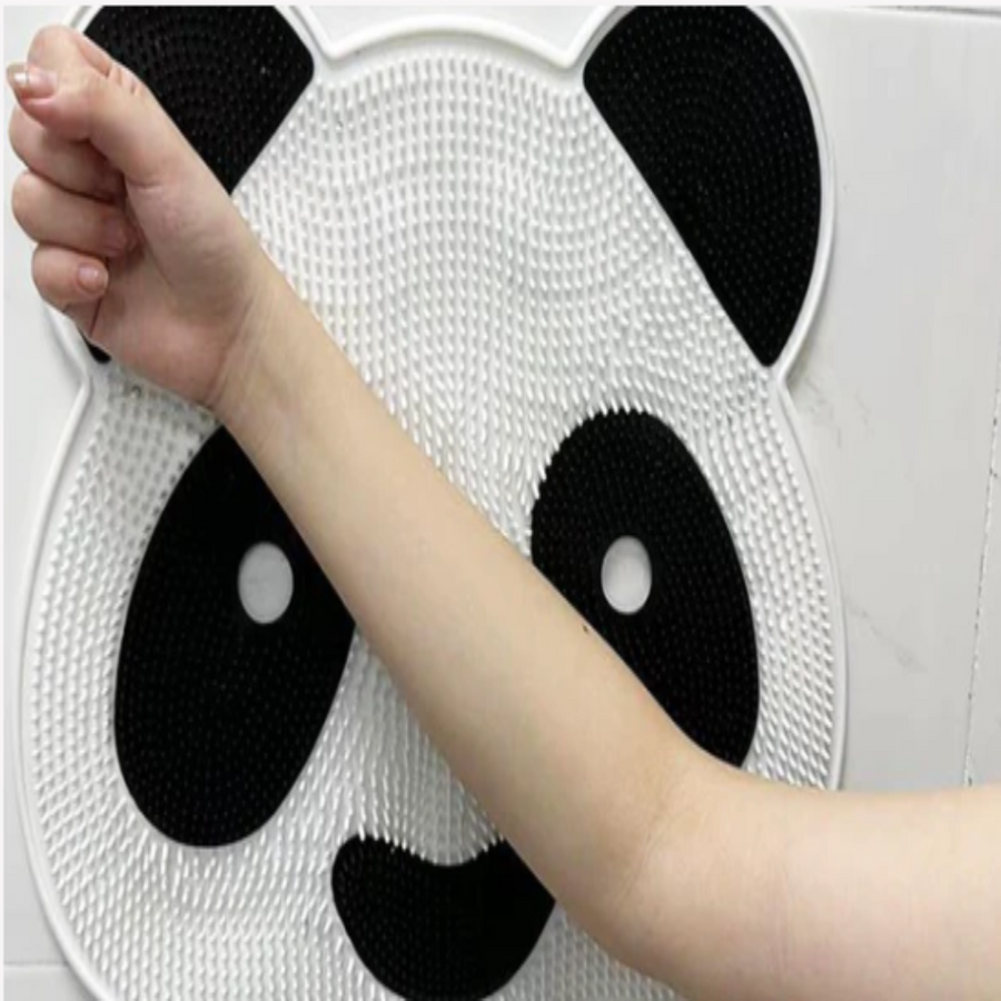 Panda Pattern Non-Slip Massage Bathroom Mat - Image 4
