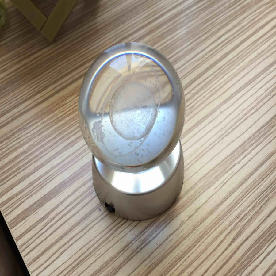 Dreamy Galaxy 3D Planets Lighted Glass Sphere - Image 3