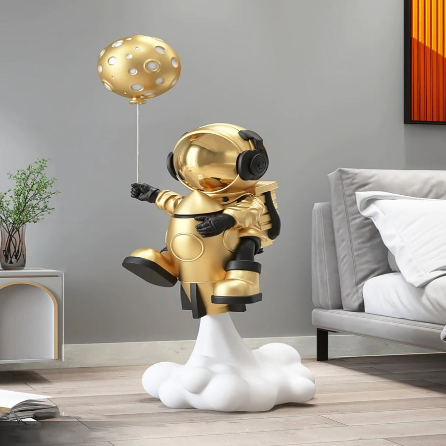 Cosmic Astronaut Balloon Sculpture Elegant Home Decor - Image 6