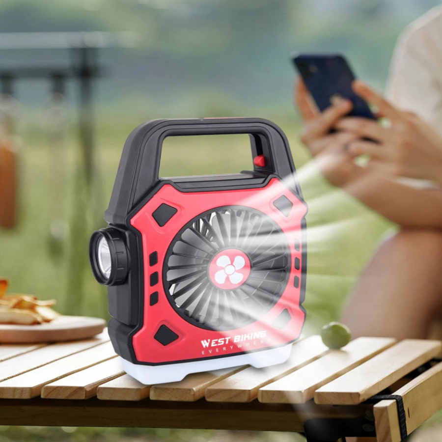 Multifunctional Adventure Cooling Fan Light - Image 1