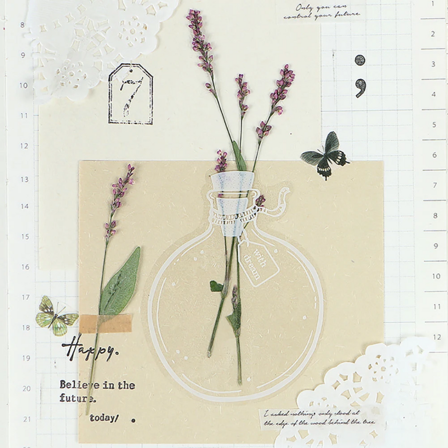 DIY Transparent Natural Floral Bookmarks - Image 6