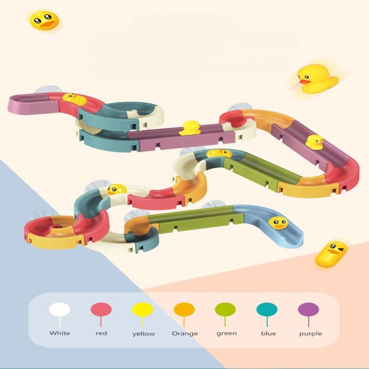 Sliding Ducks Stackable Kids Bath Toy - Image 10