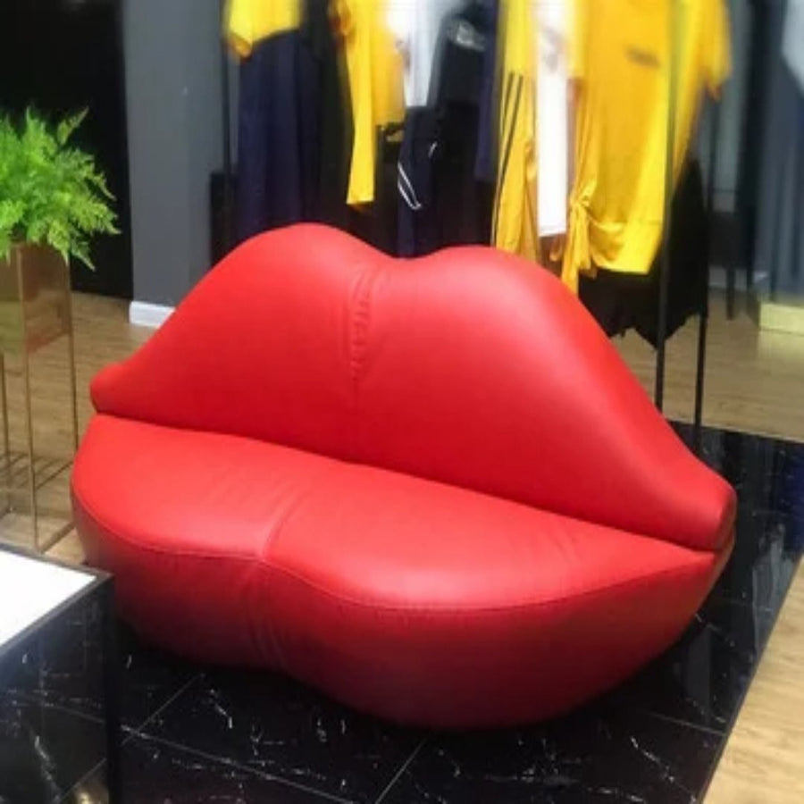 Sexy Red Lip Double Seat Sofa - Image 3