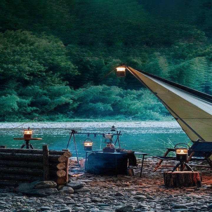 Vintage Style LED Outdoor Speaker Lamp - Image 1
