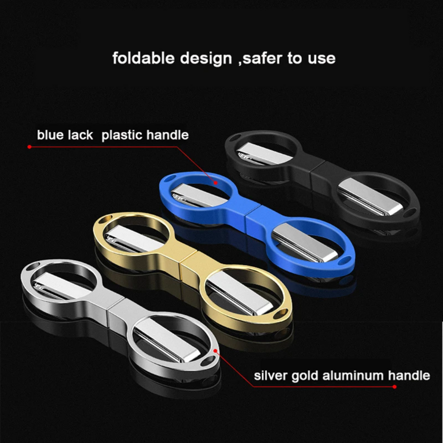 Mini Snip Stainless Scissors Keychain - Image 4