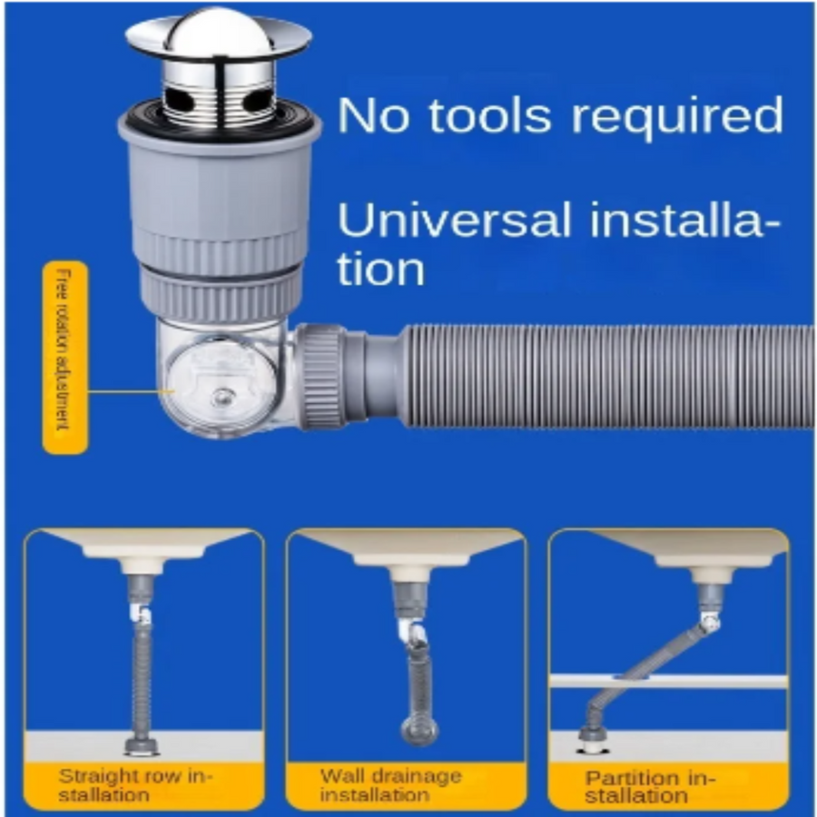 360 Drain Easy Universal Overflow Disposer Drain Kit - Image 2